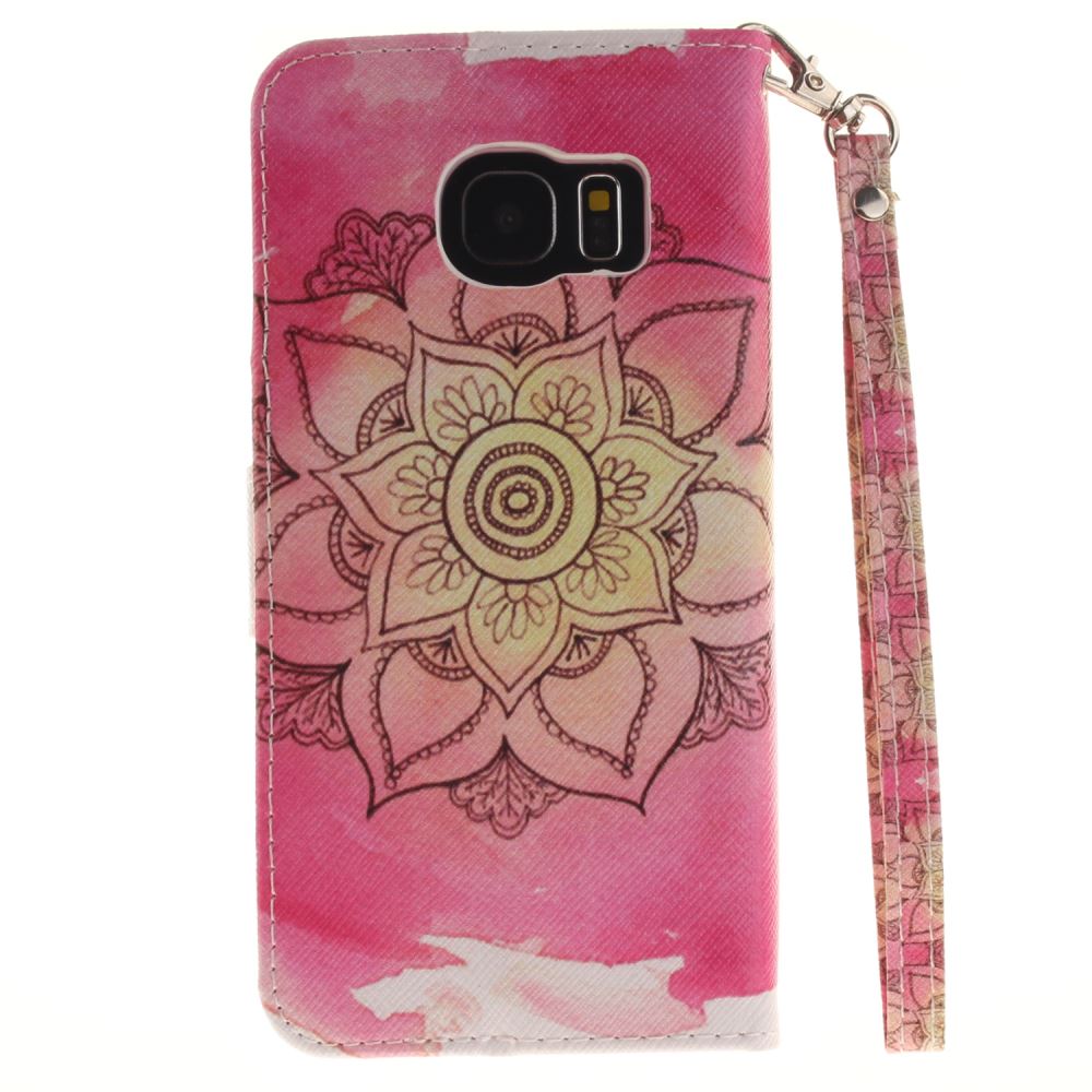 Galaxy S7 EDGE case wallet leather case printed