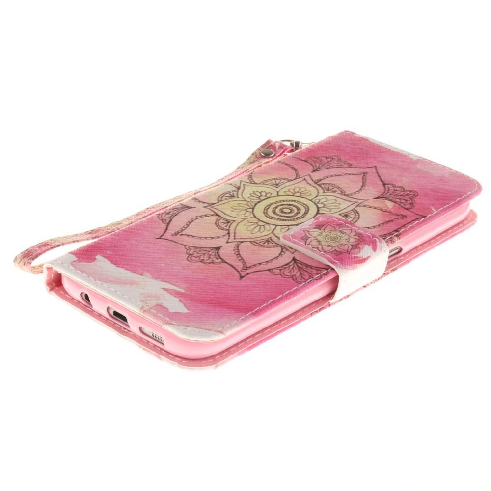 Galaxy S7 EDGE case wallet leather case printed