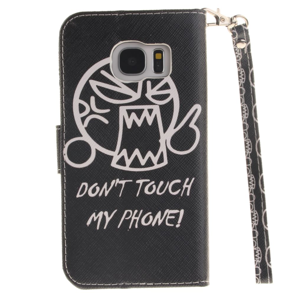 Galaxy S7 EDGE case wallet leather case printed