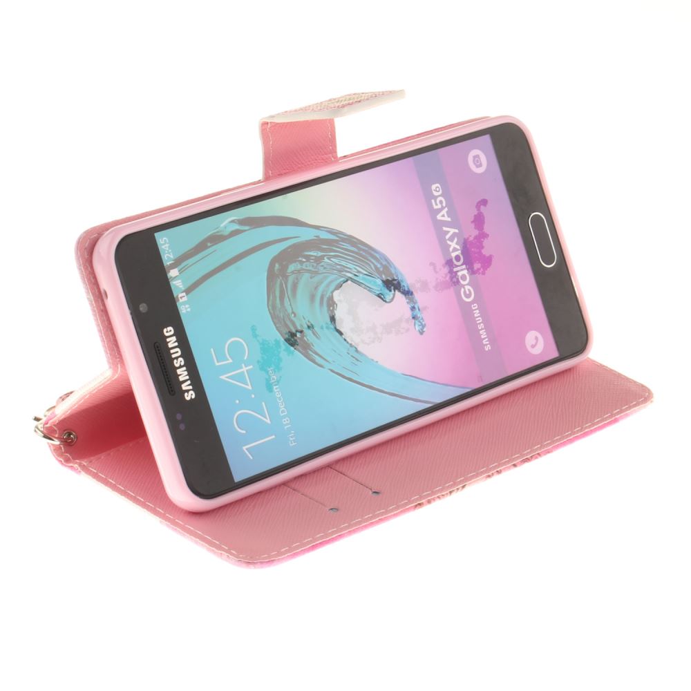 Galaxy A5 2016 case wallet leather case printed
