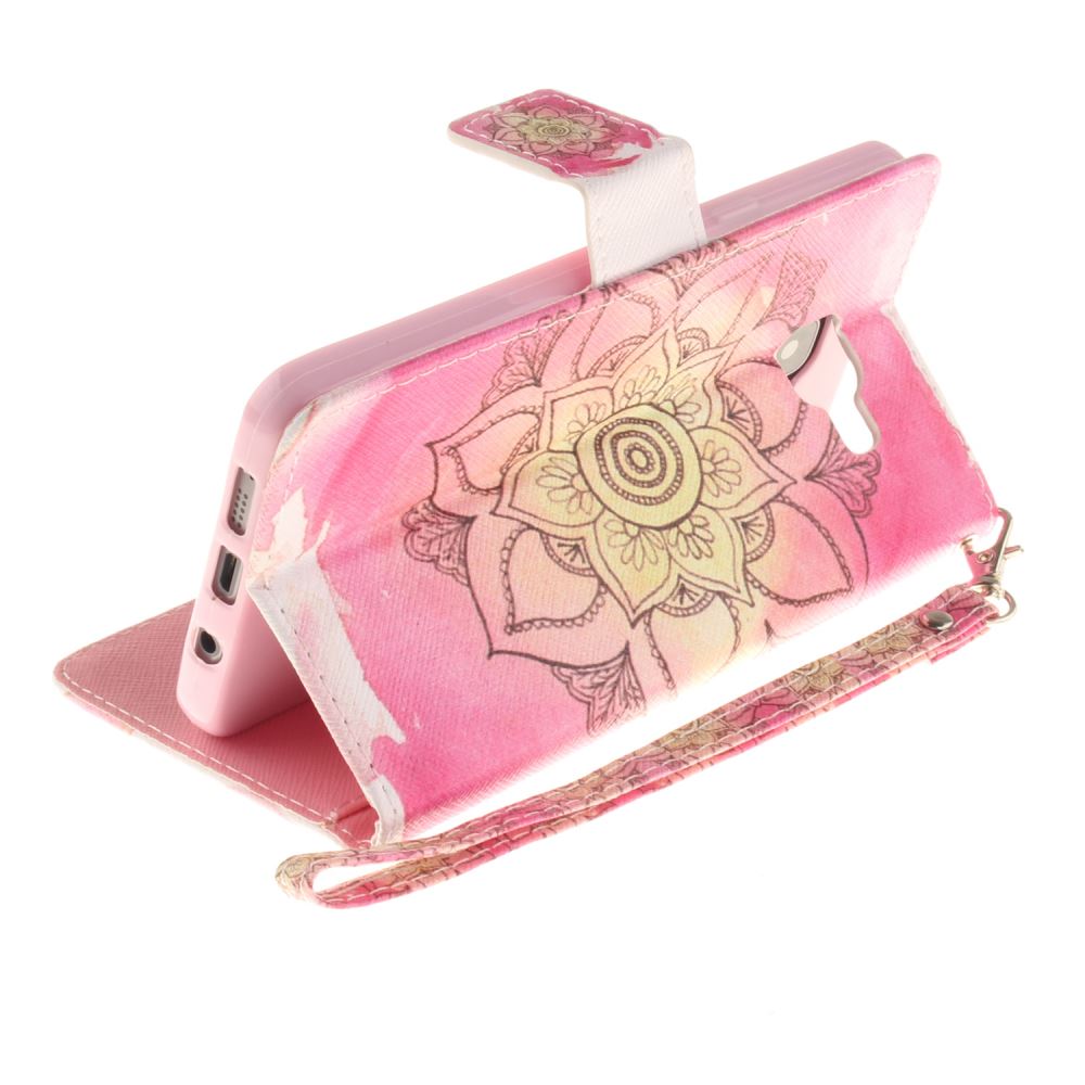 Galaxy A5 2016 case wallet leather case printed