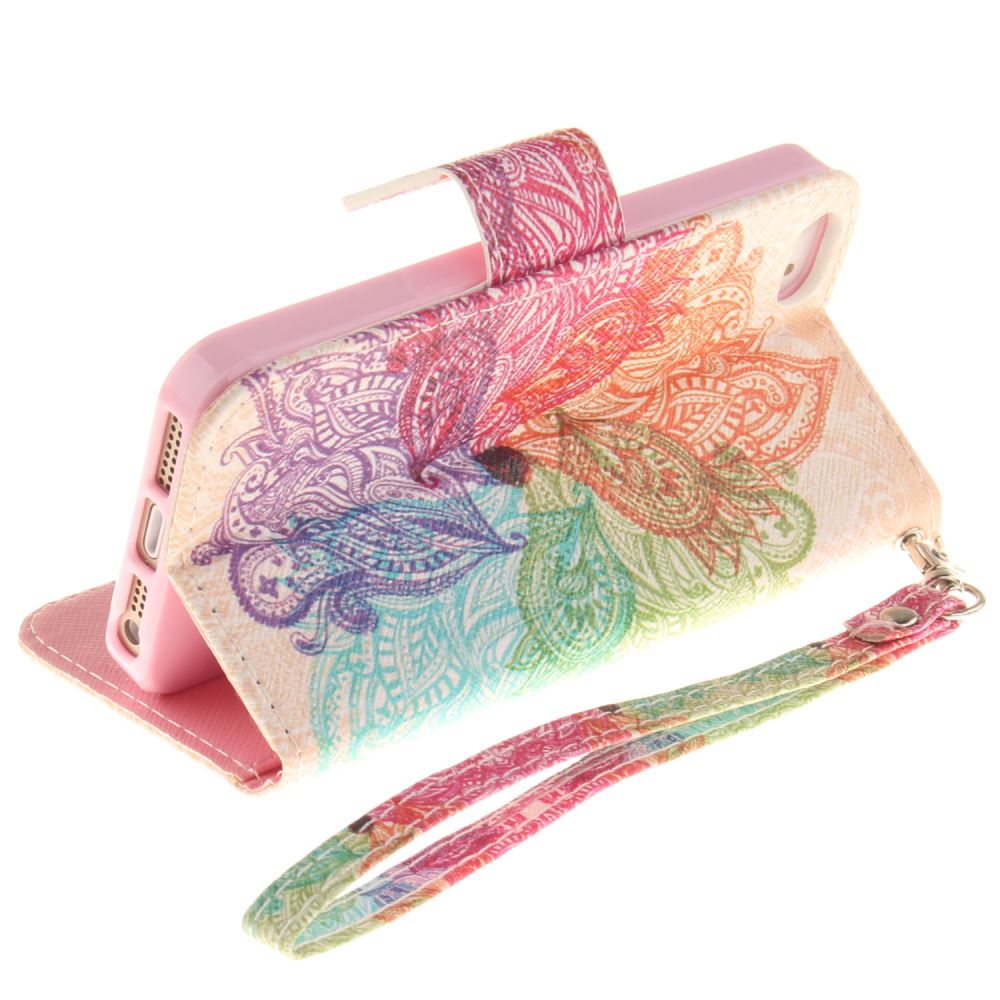 iPhone 5 5s SE case wallet leather case printed iPhone 5 5s SE case wallet leather case printed