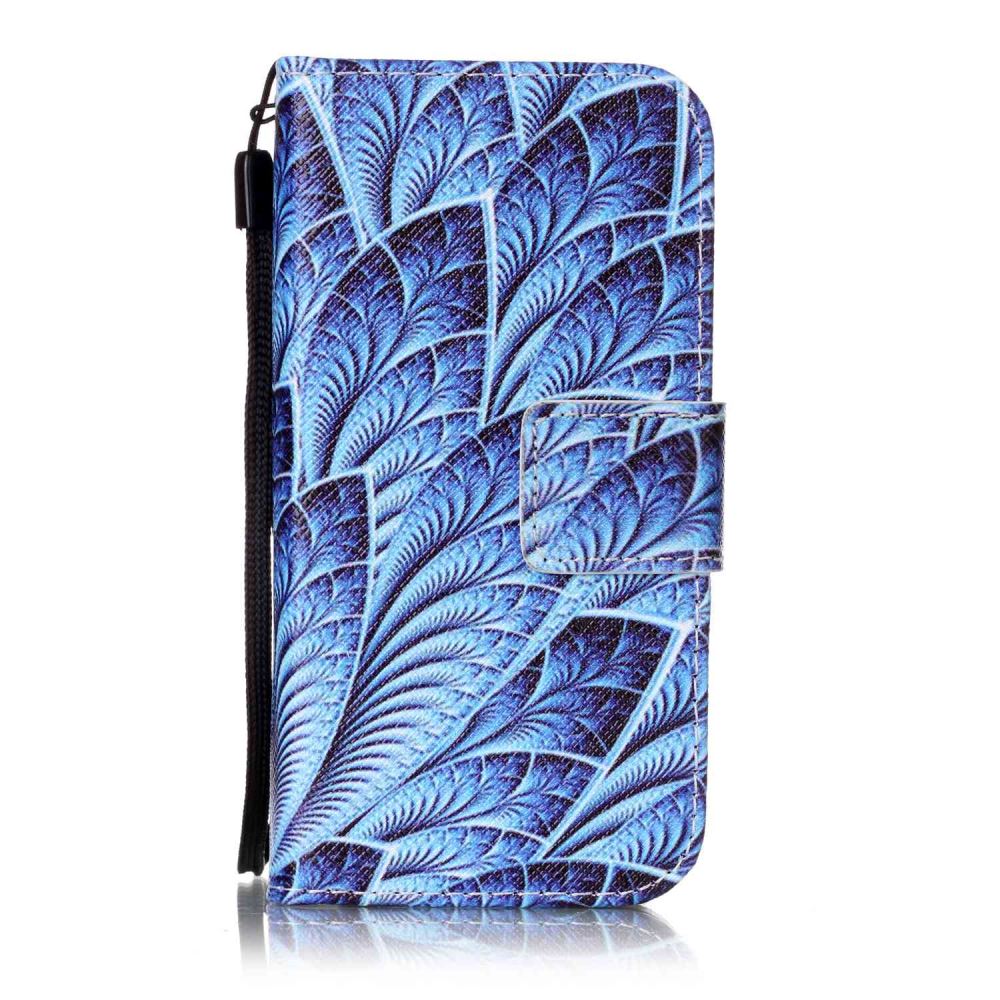 iPhone 5 5s SE case wallet leather case printed