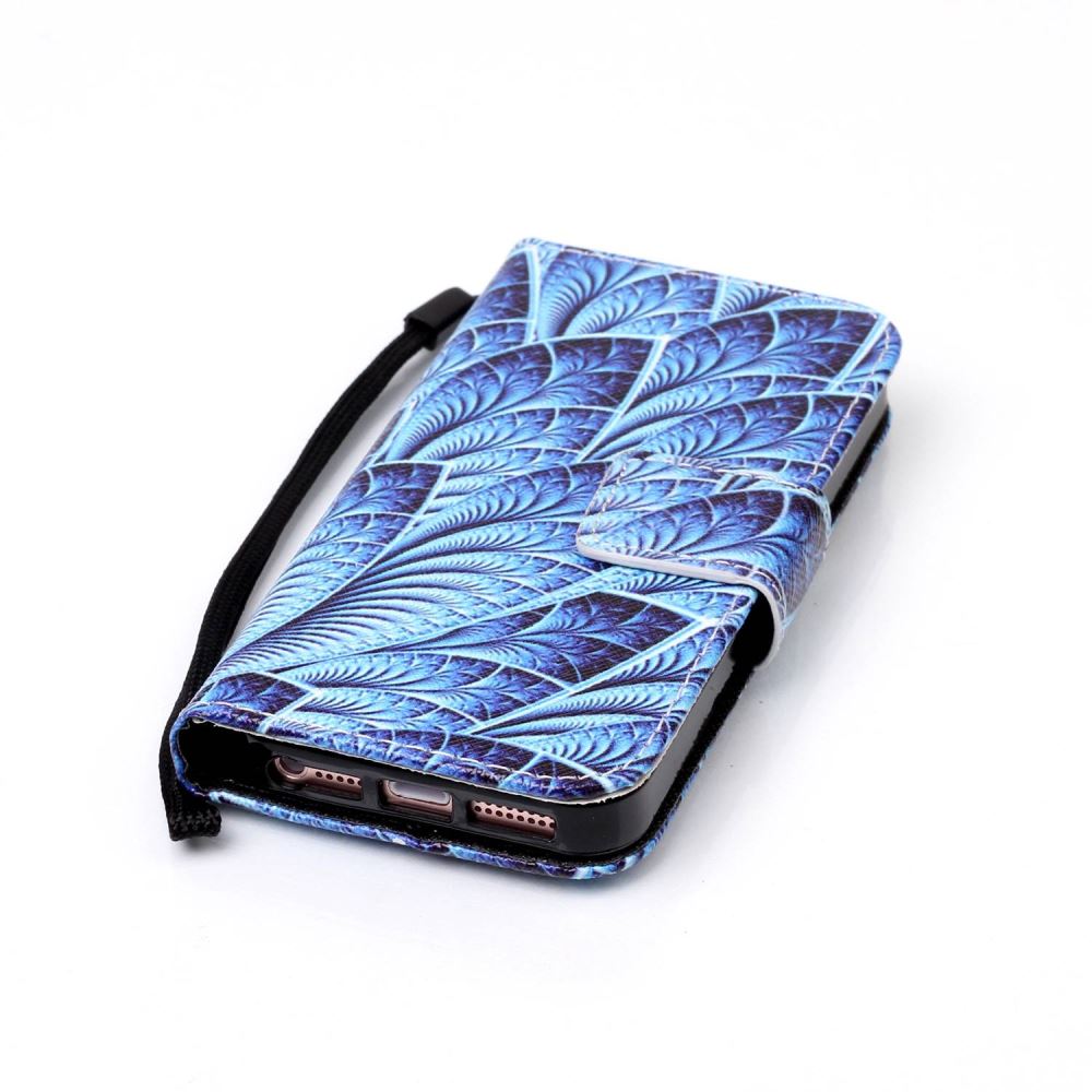 iPhone 5 5s SE case wallet leather case printed