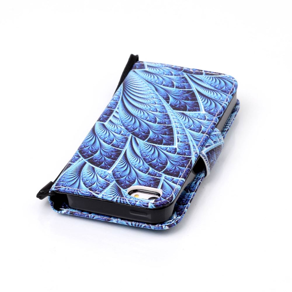 iPhone 5 5s SE case wallet leather case printed