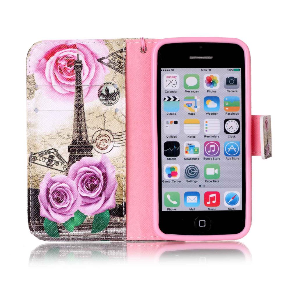 iPhone 5c case wallet leather case printed iPhone 5c case wallet leather case printed