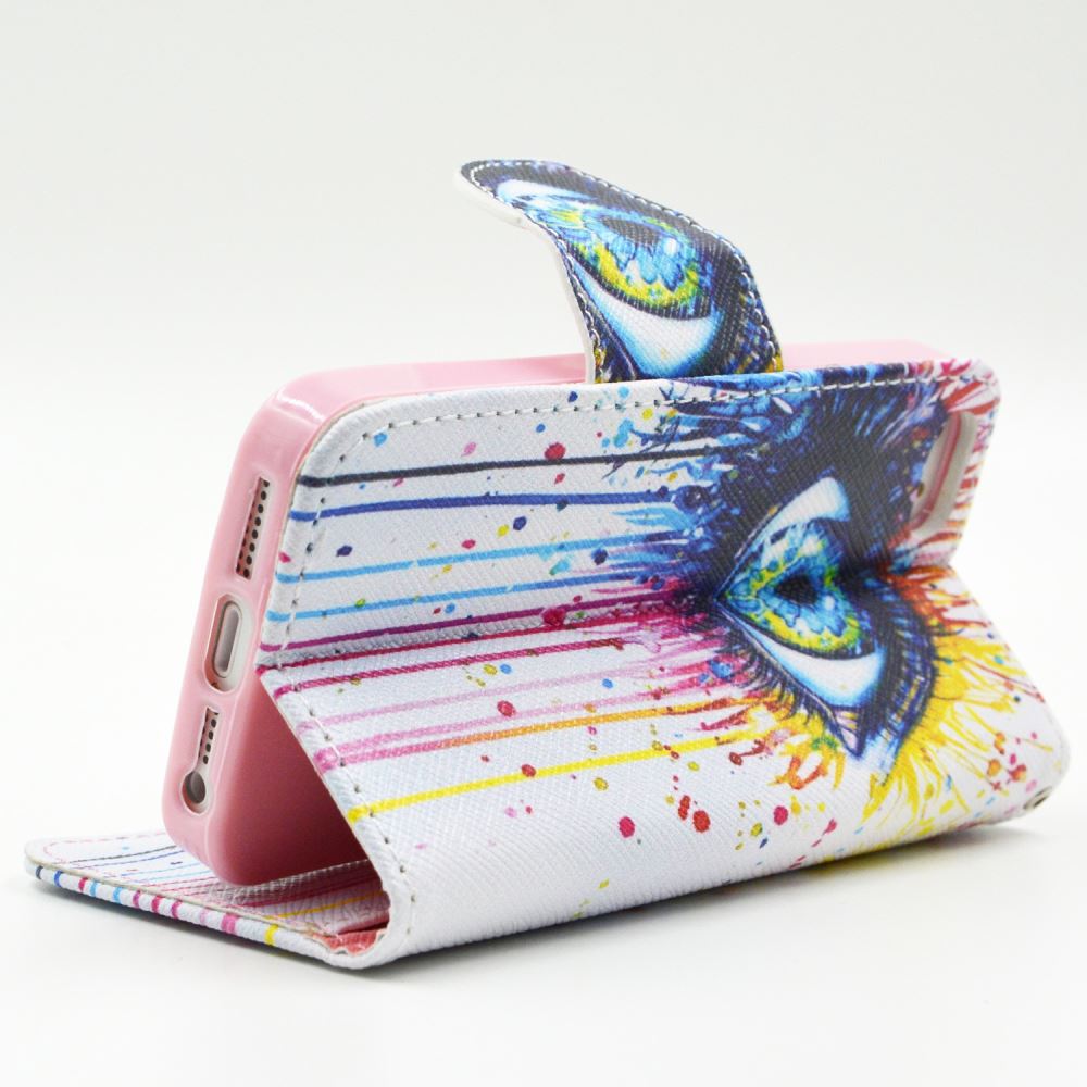 iPhone 5c case wallet leather case printed