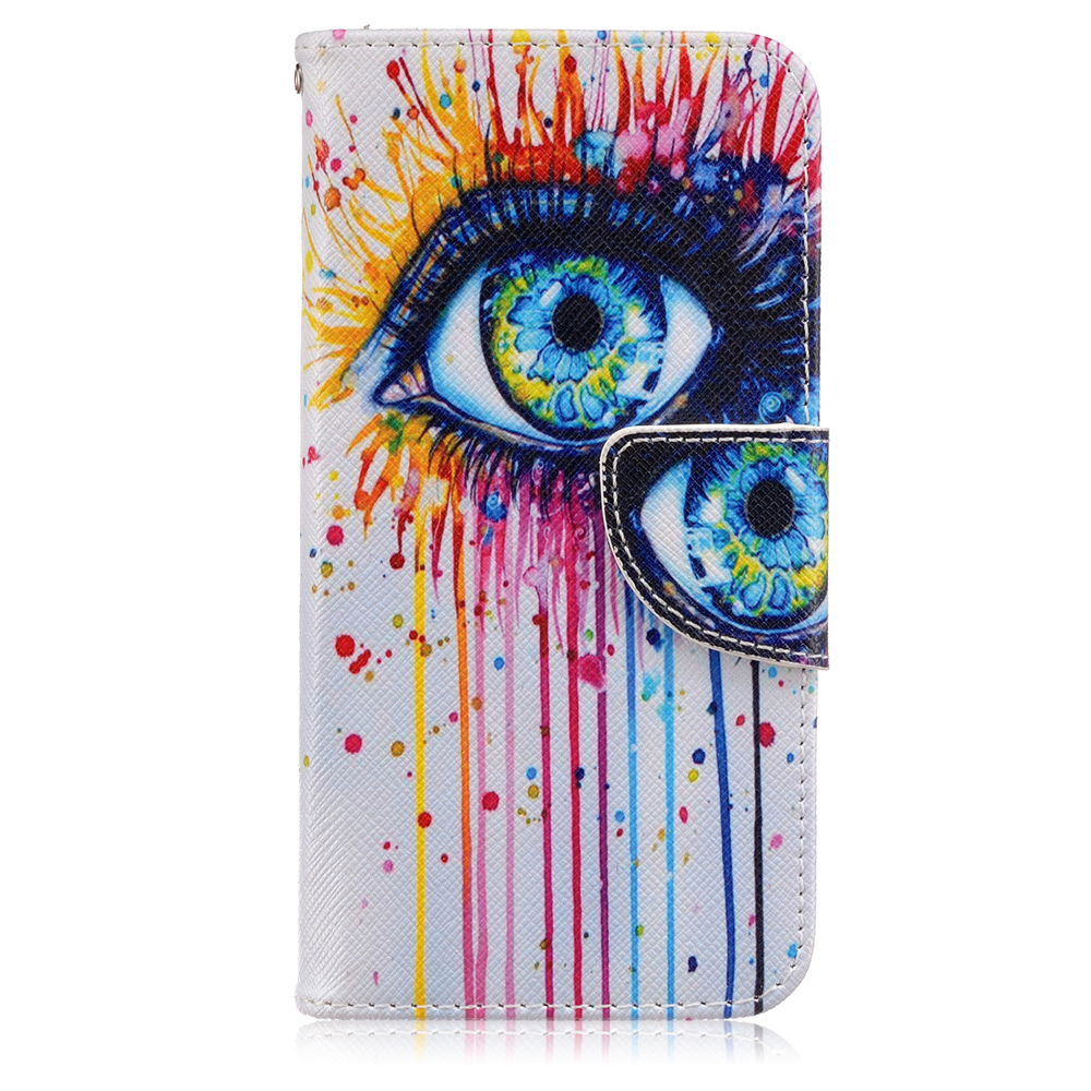 Galaxy S7 case wallet leather case printed