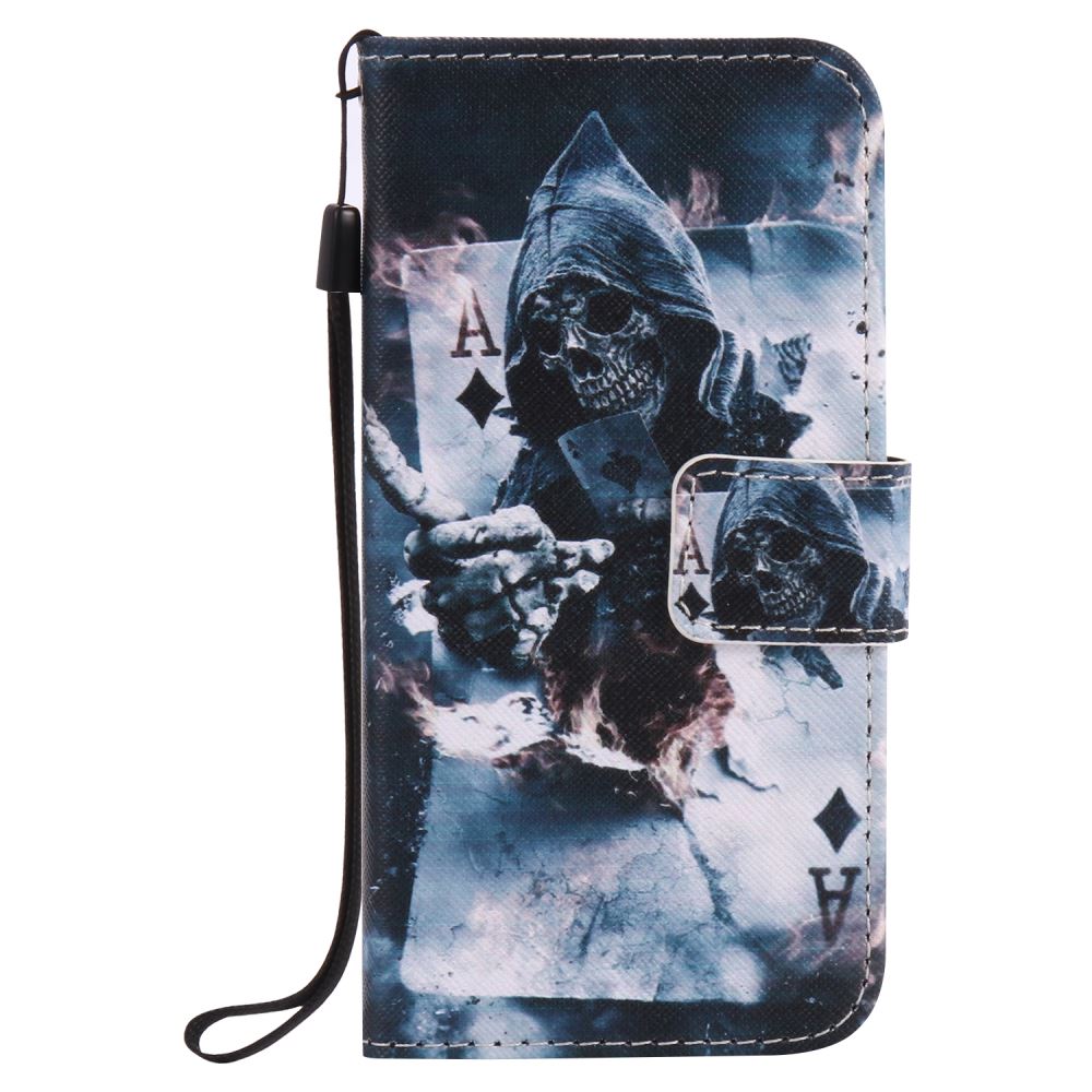 iPhone 7 case wallet leather card holder cover case printed leather