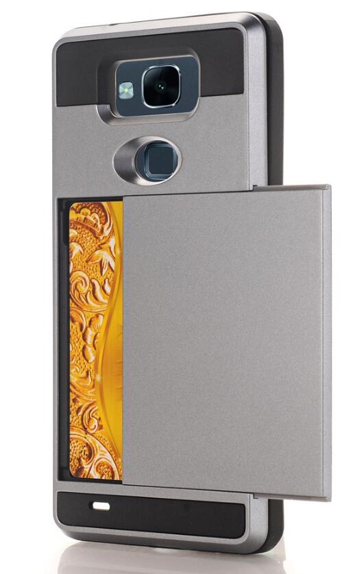 HUAWEI MATE 7 impact proof hybrid case card holder