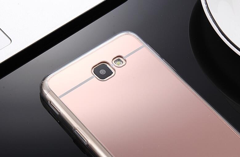 Samsung Galaxy J7 PRIME Soft Gel TPU Mirror back Case