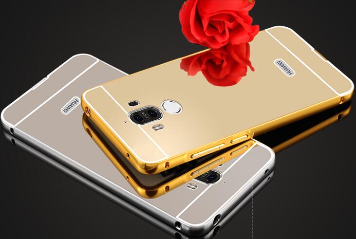 HUAWEI MATE 9 case Slim Metal bumper with mirror back cover case HUAWEI MATE 9 case Slim Metal bumper with mirror back cover case