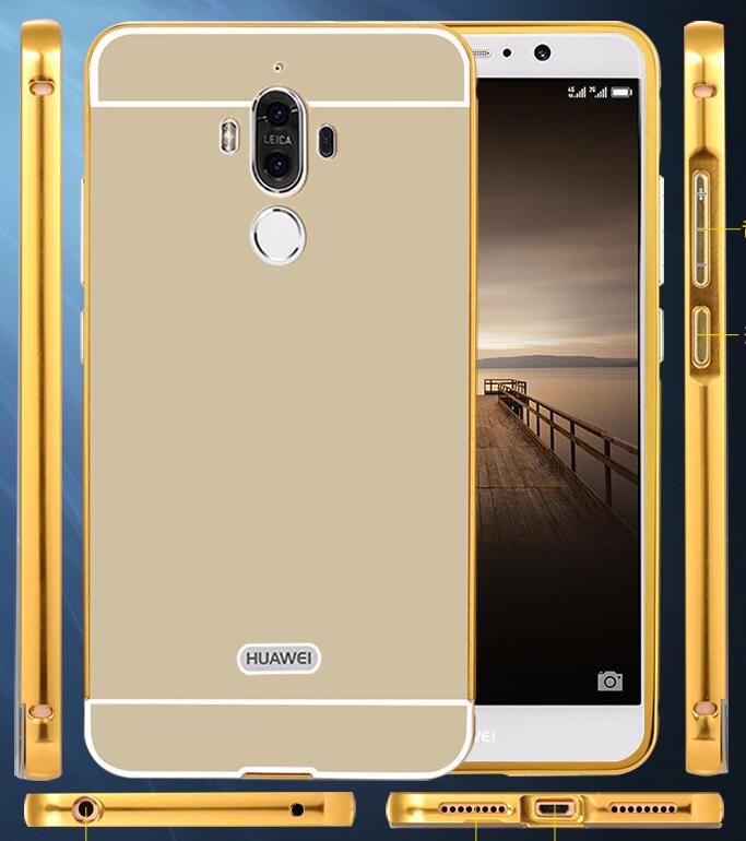 HUAWEI MATE 9 case Slim Metal bumper with mirror back cover case HUAWEI MATE 9 case Slim Metal bumper with mirror back cover case