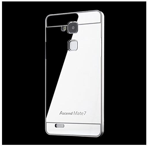 HUAWEI MATE 7 case Slim Metal bumper with mirror back cover case