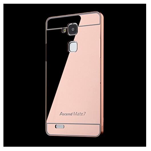 HUAWEI MATE 7 case Slim Metal bumper with mirror back cover case HUAWEI MATE 7 case Slim Metal bumper with mirror back cover case