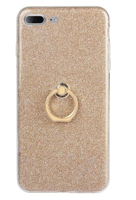 iphone 7 plus Soft tpu Bling Kickstand Case with Ring Rotary Metal Mount
