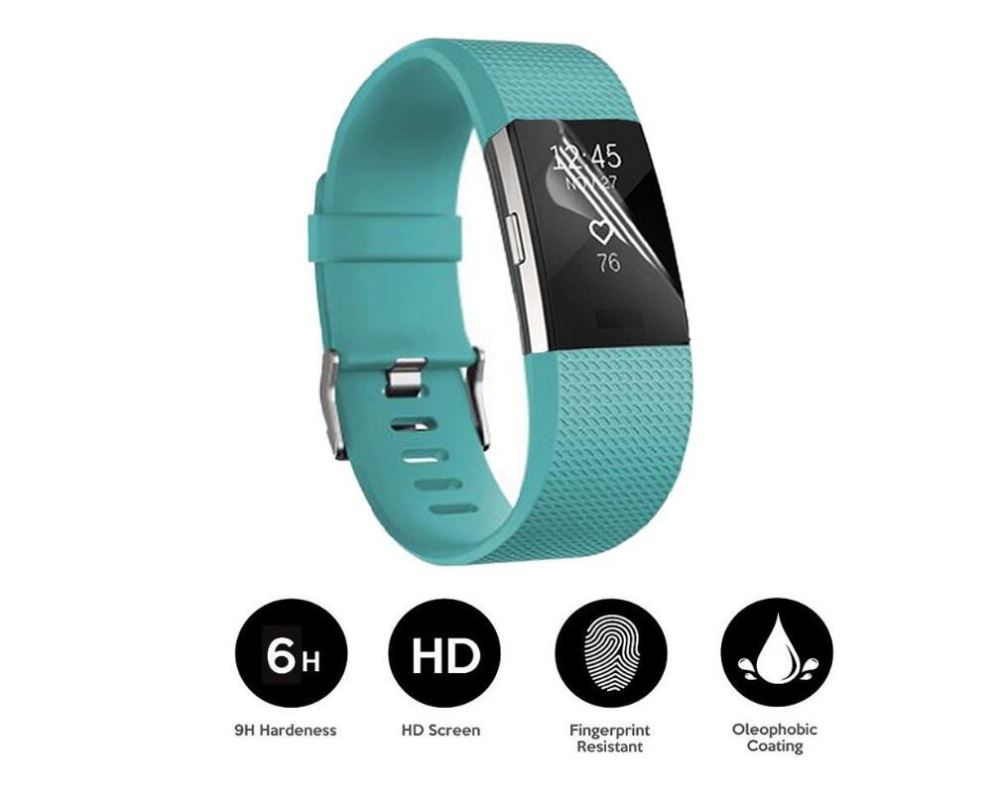 Fitbit Charge 2 Ultra Clear Soft Screen Protector