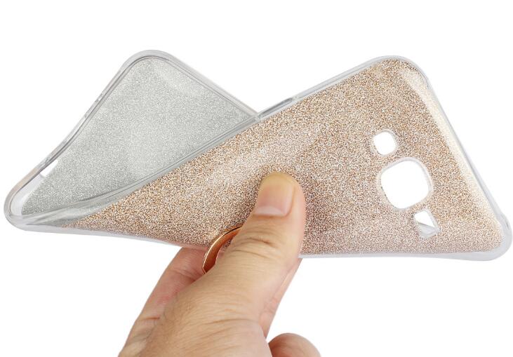 Gaxlaxy S6 Soft tpu Bling Kickstand Case with Ring Rotary Metal Mount