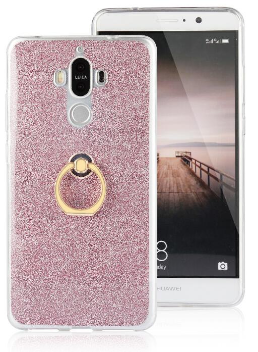 HUAWEI MATE 9 Soft tpu Bling Kickstand Case with Ring Rotary Metal Mount HUAWEI MATE 9 Soft tpu Bling Kickstand Case with Ring Rotary Metal Mount