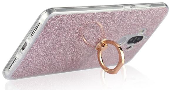 HUAWEI MATE 9 Soft tpu Bling Kickstand Case with Ring Rotary Metal Mount HUAWEI MATE 9 Soft tpu Bling Kickstand Case with Ring Rotary Metal Mount