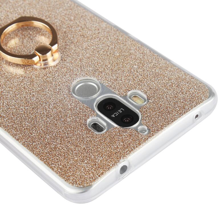HUAWEI MATE 9 Soft tpu Bling Kickstand Case with Ring Rotary Metal Mount HUAWEI MATE 9 Soft tpu Bling Kickstand Case with Ring Rotary Metal Mount