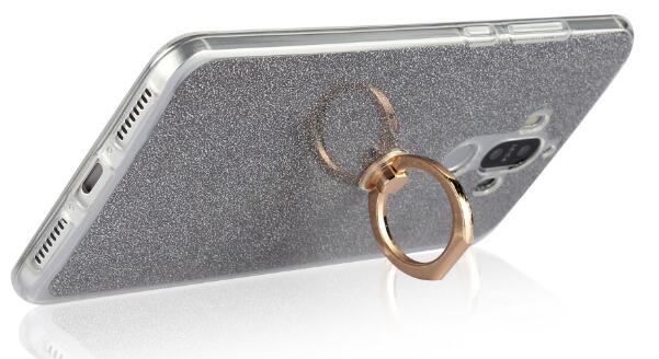 HUAWEI MATE 9 Soft tpu Bling Kickstand Case with Ring Rotary Metal Mount HUAWEI MATE 9 Soft tpu Bling Kickstand Case with Ring Rotary Metal Mount