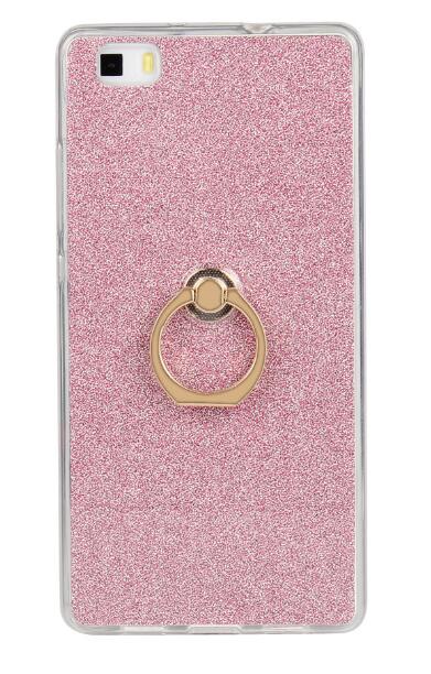 HUAWEI P8 LITE Soft tpu Bling Kickstand Case with Ring Rotary Metal Mount HUAWEI P8 LITE Soft tpu Bling Kickstand Case with Ring Rotary Metal Mount