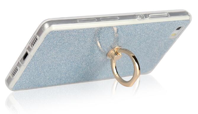 HUAWEI P8 LITE Soft tpu Bling Kickstand Case with Ring Rotary Metal Mount HUAWEI P8 LITE Soft tpu Bling Kickstand Case with Ring Rotary Metal Mount