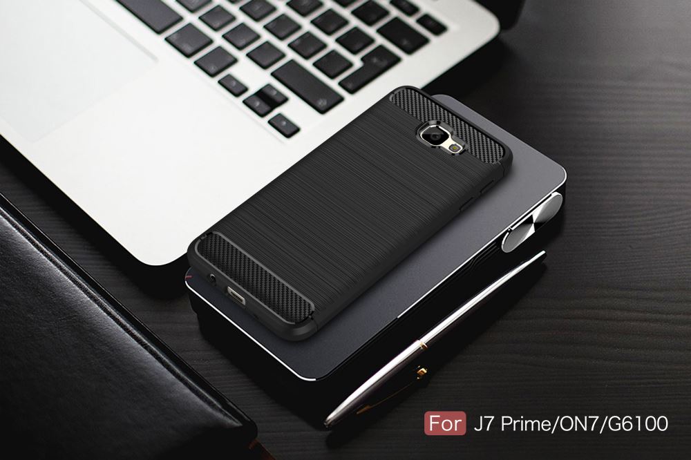Galaxy J7 Prime case impact proof rugged case with carbon fiber