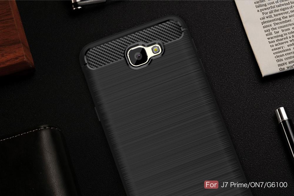 Galaxy J7 Prime case impact proof rugged case with carbon fiber