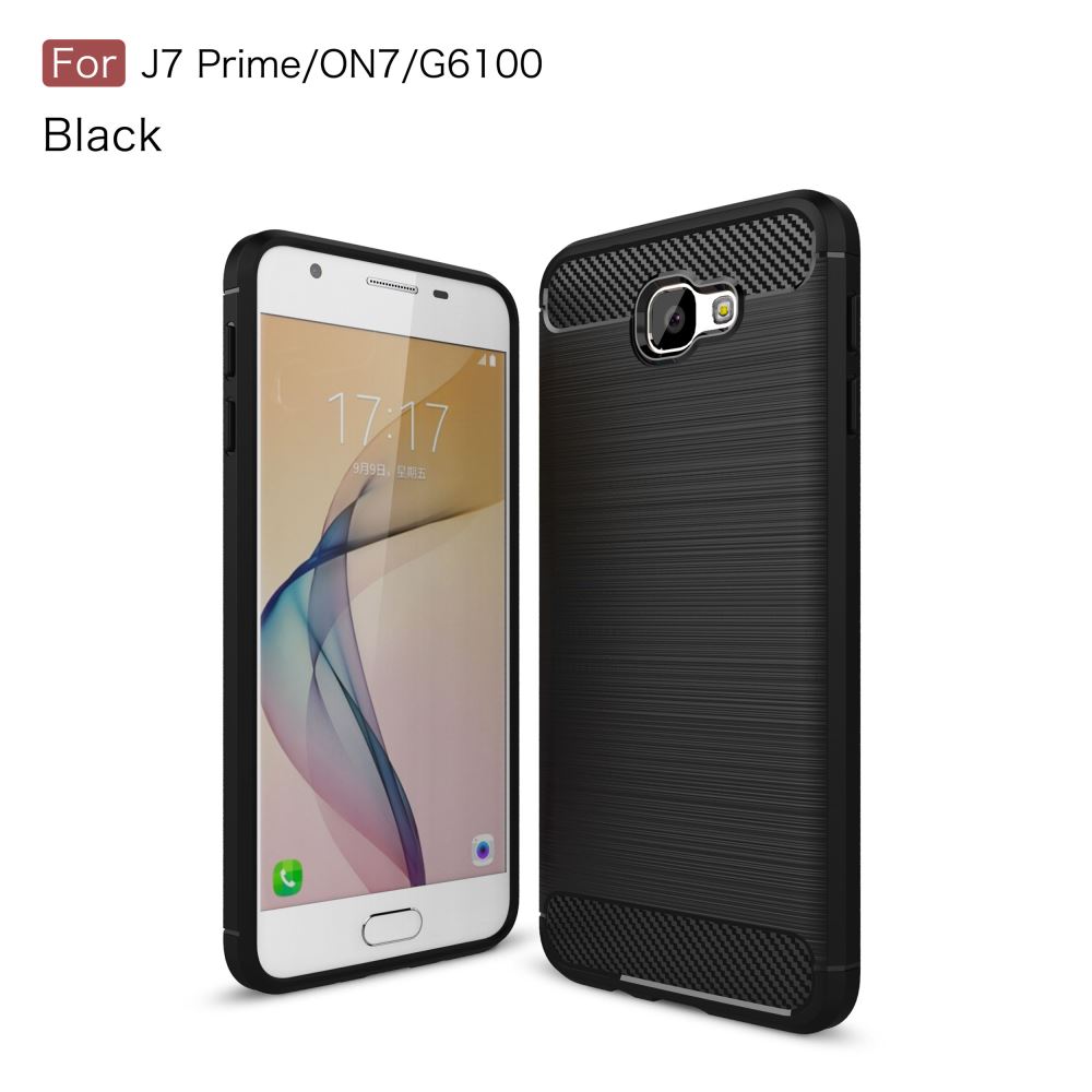 Galaxy J7 Prime case impact proof rugged case with carbon fiber