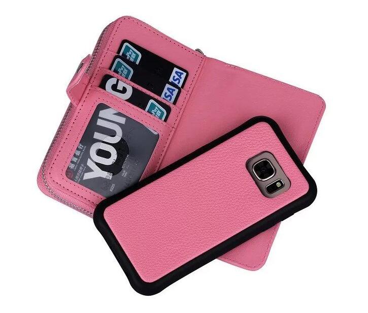 Galaxy S7 edge detachable full wallet leather case Galaxy S7 edge detachable full wallet leather case