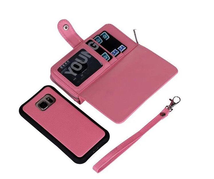 Galaxy S7 edge detachable full wallet leather case Galaxy S7 edge detachable full wallet leather case