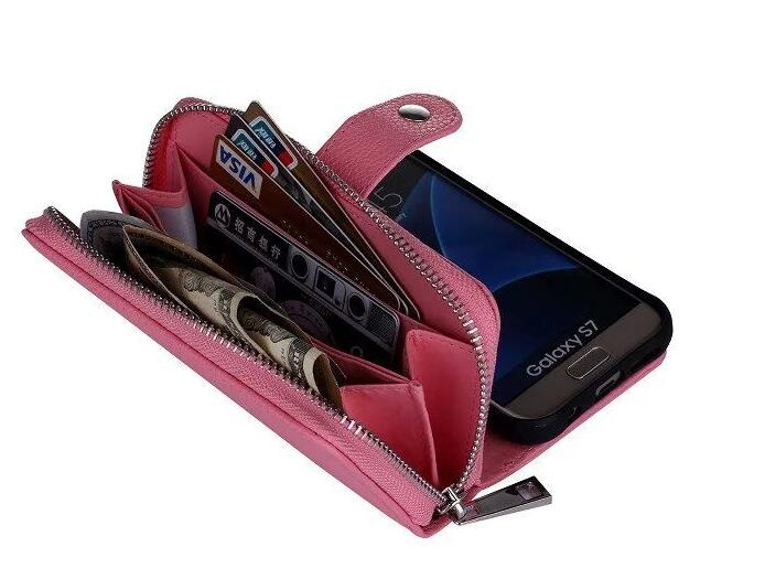 Galaxy S7 edge detachable full wallet leather case Galaxy S7 edge detachable full wallet leather case