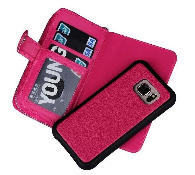 Galaxy S7 edge detachable full wallet leather case Galaxy S7 edge detachable full wallet leather case