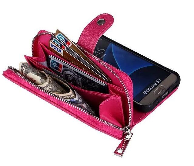 Galaxy S7 edge detachable full wallet leather case Galaxy S7 edge detachable full wallet leather case