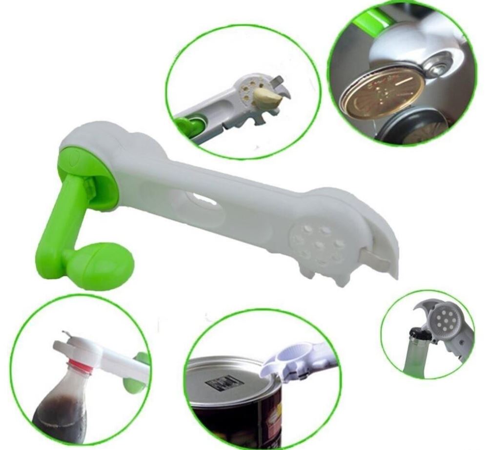 One Touch Multi-function 7 in 1 Can Opener One Touch Multi-function 7 in 1 Can Opener