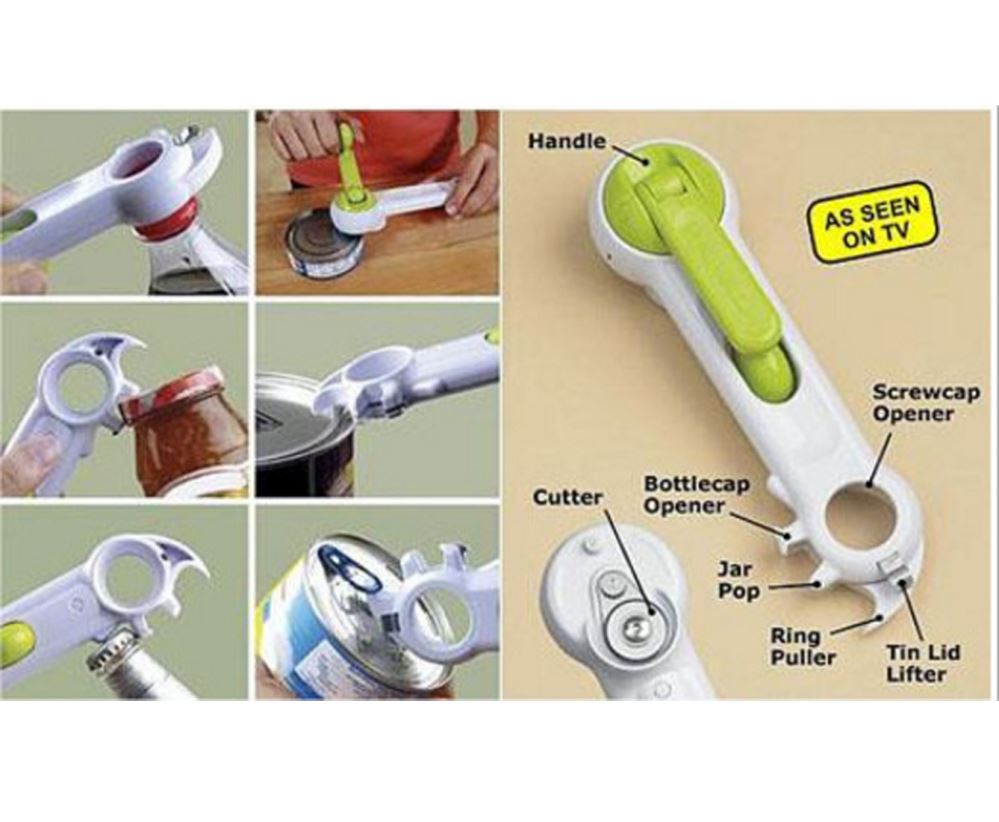 One Touch Multi-function 7 in 1 Can Opener One Touch Multi-function 7 in 1 Can Opener