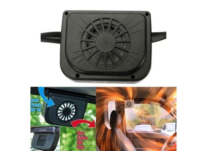 Solar Powered Car Auto Cool Air Vent Cooler Cooling Fan
