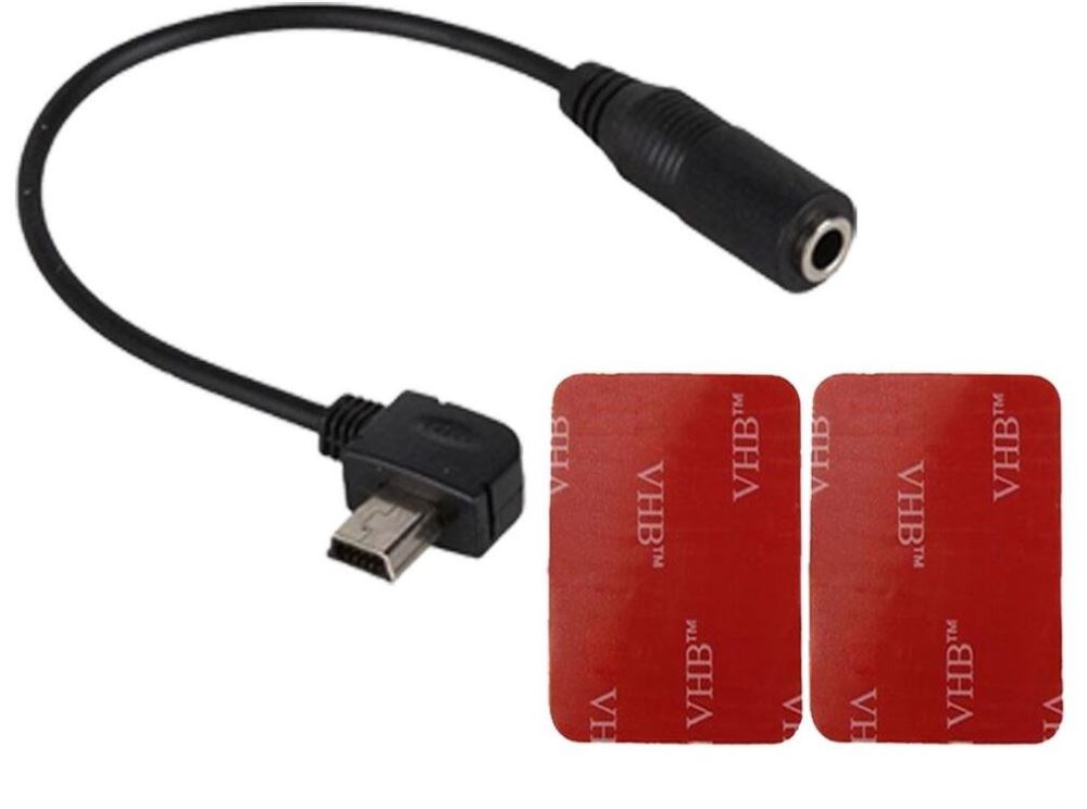 External Stereo 3.5mm Microphone+Mic Adapter compatible with GOPRO External Stereo 3.5mm Microphone+Mic Adapter compatible with GOPRO