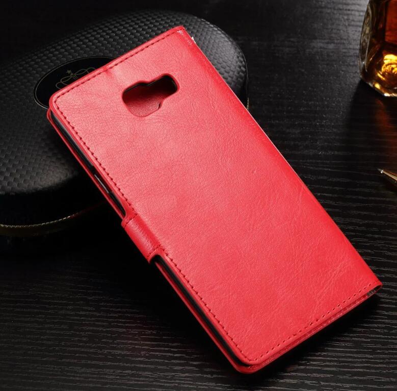 Galaxy J7 prime vintage fine leather wallet case+Combo