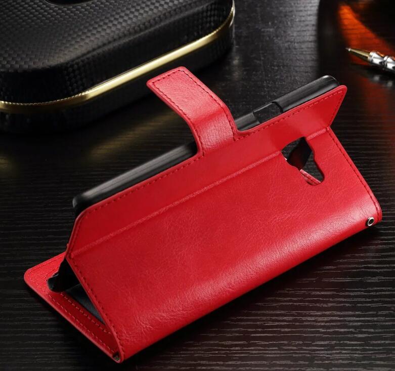 Galaxy J7 prime vintage fine leather wallet case+Combo