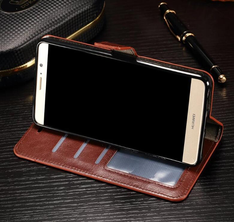 Huawei mate 9 vintage fine leather wallet case