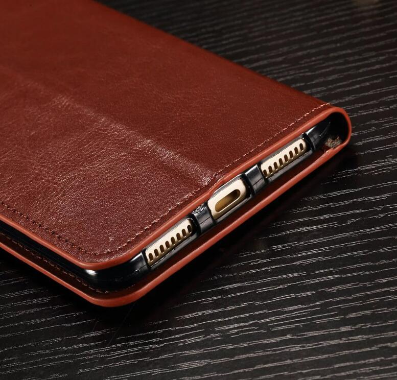 Huawei mate 9 vintage fine leather wallet case
