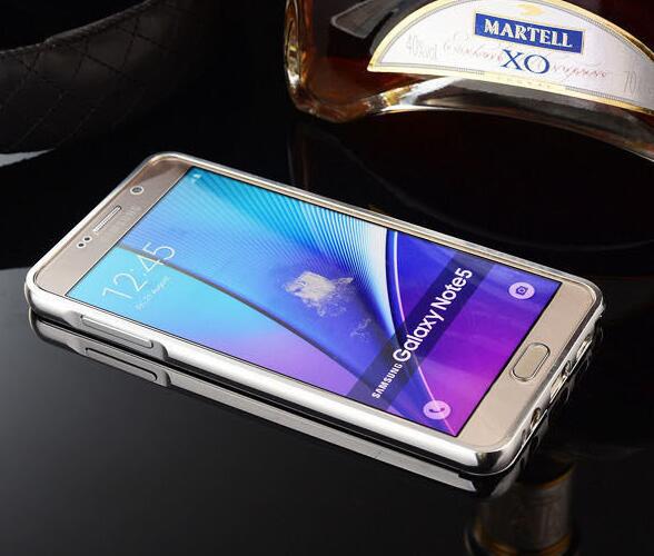 Galaxy NOTE 5 Slim Metal bumper with mirror back cover case