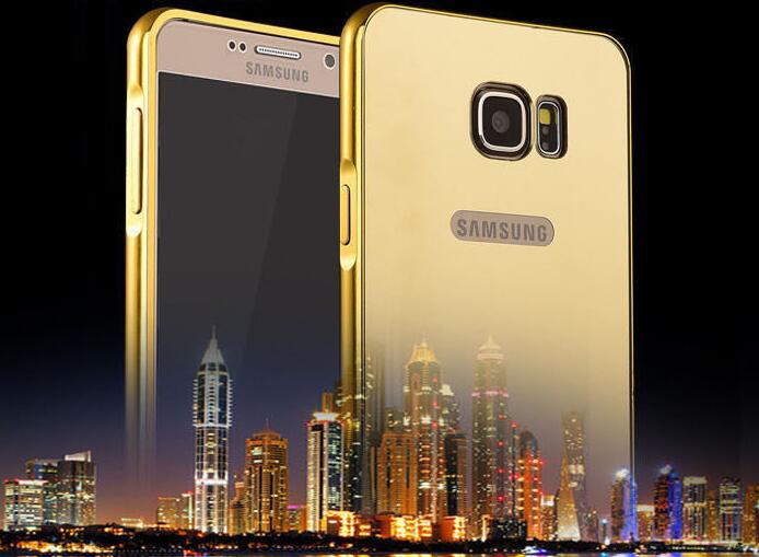 Galaxy NOTE 5 Slim Metal bumper with mirror back cover case Galaxy NOTE 5 Slim Metal bumper with mirror back cover case