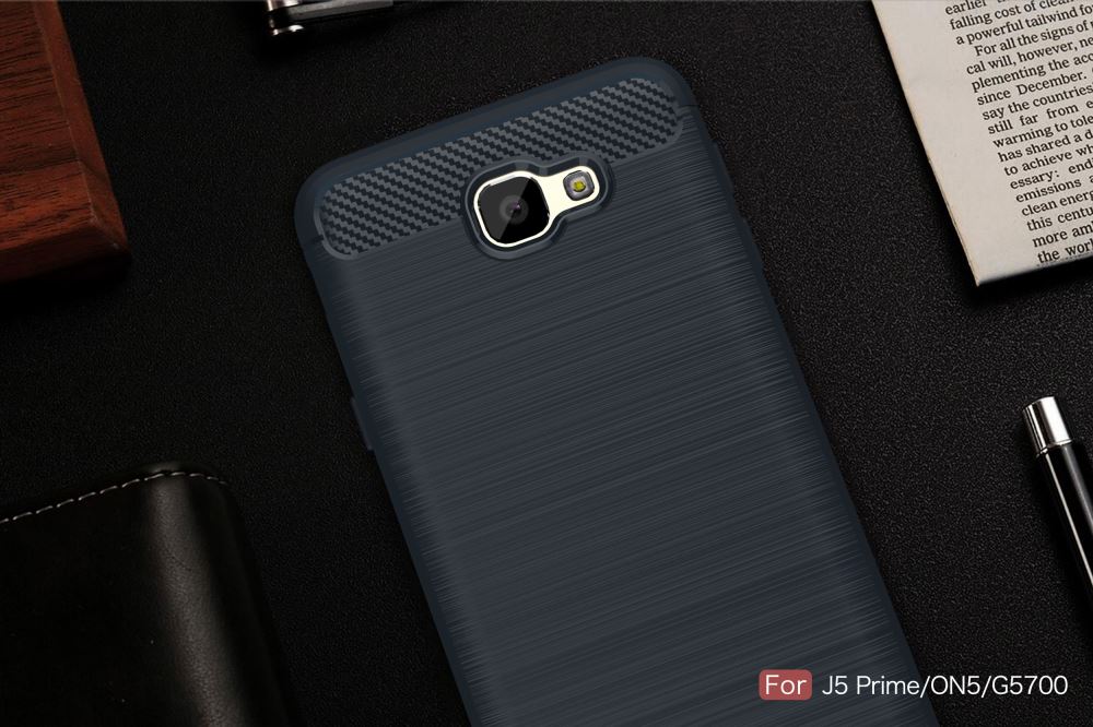 Galaxy J5 Prime case impact proof rugged case with carbon fiber