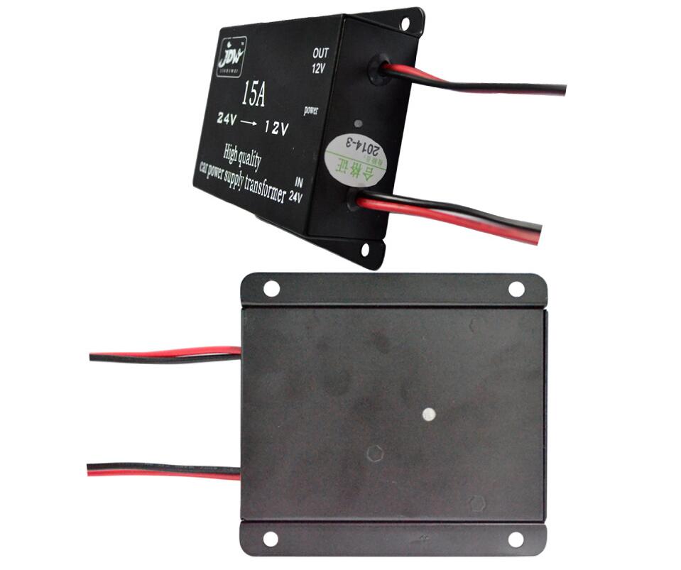 15A High quality car power supply transformer 24v to 12v 15A High quality car power supply transformer 24v to 12v