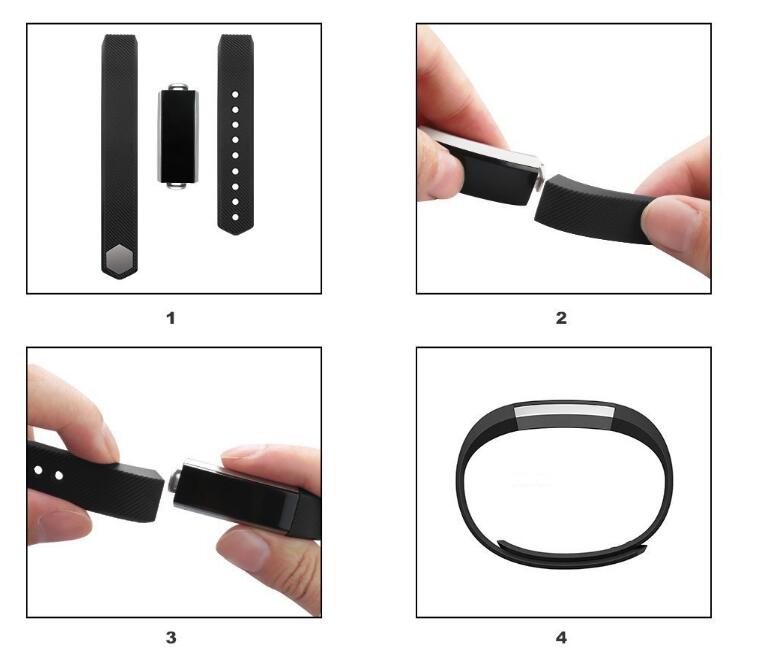 Fitbit Alta Silicone Band Replacement Wrist Band--size L