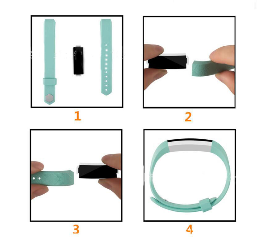 Fitbit Alta Silicone Band Replacement Wrist Band--size L